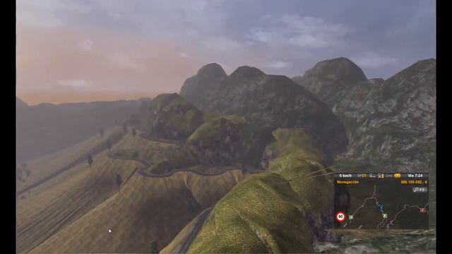 Euro Truck Simulator 2 Mapa carreteras peruanas montañasversion.1.18.1.3 version.1.19 смотреть онлайн