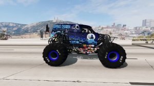 Monster Jam Insane Big & Small Mud Battle | BeamNG Drive - Griff's Garage