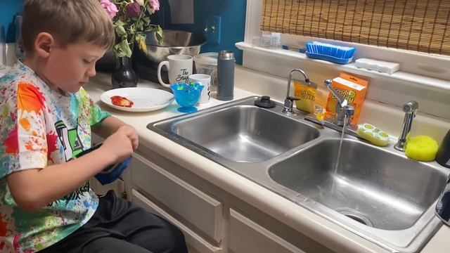 Cleaning the garbage disposal with glisten смотреть онлайн