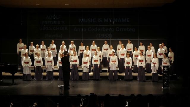 MUSIC IS MY NAME, Anna Cederberg Orreteg - ADOLF FREDRIK’S GIRLS CHOIR смотреть онлайн