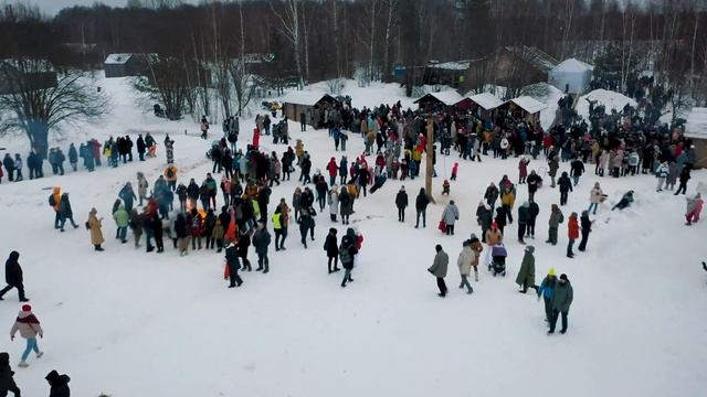 Арт парк Никола Ленивец Масленица 2021 / Russian Maslenitsa Coronavirus Castle смотреть онлайн