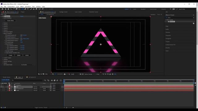 Element 3D анимация фигур. TUTORIAL After Effects смотреть онлайн