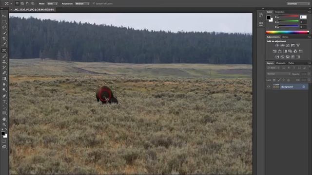 Photoshop CS6 | The New Content-Aware Move Tool смотреть онлайн