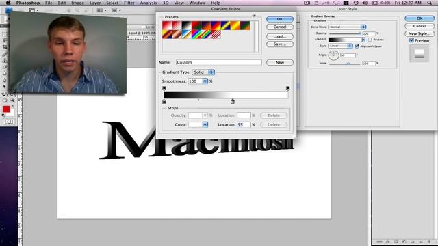 Creating 3D text in Photoshop-Perspective Effect смотреть онлайн