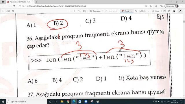 ✅IPG PYTHON Testlərinin İzahı 1-70✅ смотреть онлайн