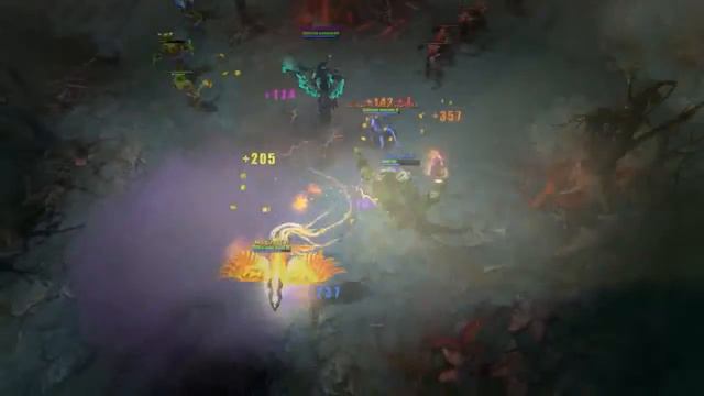 В Dota 2 ежедневно ВТФ ОМГ Феникс. смотреть онлайн