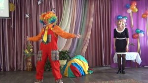 Клоун Зефирчик на празднике в младшей группе детского сада