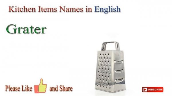 Kitchen Items and Their Names in English | Kitchen Items Vocabulary