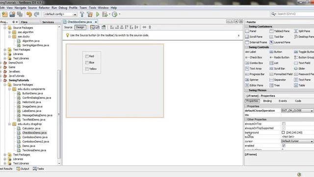Bài 17 Java: Swing CheckBox 1 смотреть онлайн