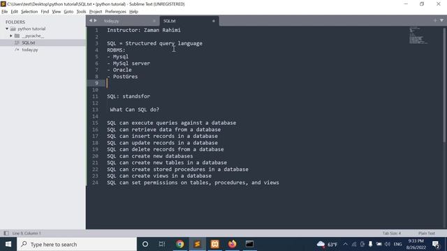 1 Introduction to SQL - فارسی смотреть онлайн
