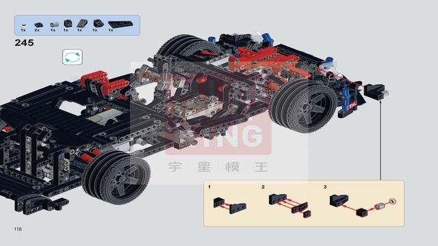 Mould King instructions | Mould King Car | 13073 | 1:8 Scale Motorized C63 DTM Racing Car смотреть онлайн