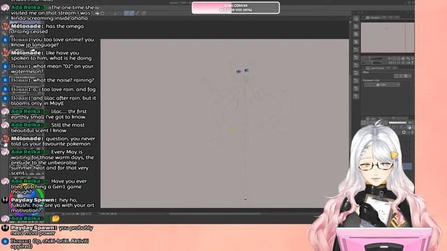 Art Stream with rain noise because my neighbour has been drilling the whole day福島☢️PL/EN vtuber смотреть онлайн