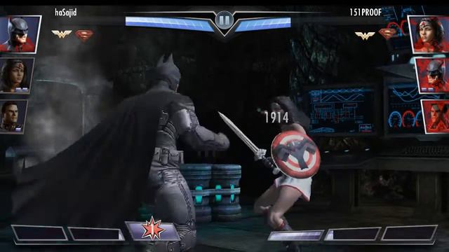 Injustice Gods Among Us Android Online Standard Battle Gameplay смотреть онлайн