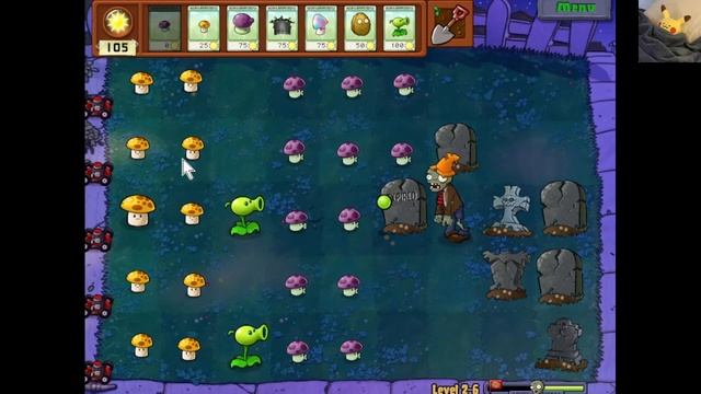 Plants Vs. Zombies GOTY Edition: Annoying Football Zombie in Stage 2-6 смотреть онлайн