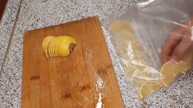 Хранение лимона ? Легко и быстро .Нарезка лимона .Заморозка смотреть онлайн