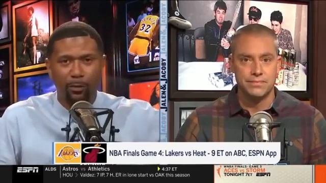 Jalen Rose 'Don't Mess with King James' Lakers will blowout Heat tonight Gm 5 смотреть онлайн
