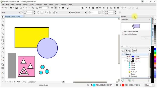 The Boundary Command in CorelDRAW: How it works, and how to use it. Some macro content, too! смотреть онлайн