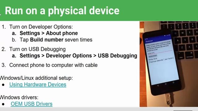Android Dev Fundmentals - Lecture - Fall 2019 смотреть онлайн