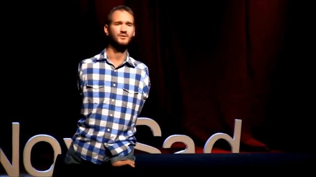 TED на русском: Ник Вуйчич. Как преодолеть отчаяние. Сила Воли. Самое мотивирующее видео! смотреть онлайн