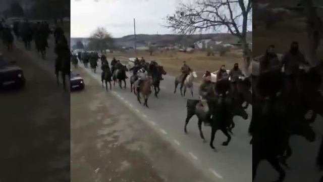 ride on Kabardian horses, Circassians. Прогулка на кабардинских лошадях, Черкесы смотреть онлайн