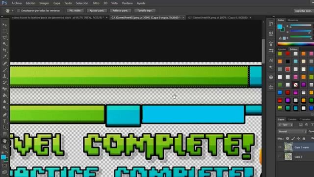 COMO CREAR TU PROPIO TEXTURE PACK EN GEOMETRY DASH 2.1 | Pt 1 смотреть онлайн