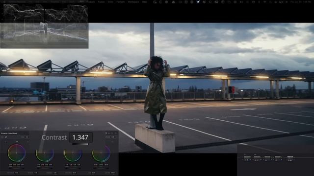 Create a HOLLYWOOD look in Resolve for free смотреть онлайн