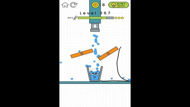 Happy Glass Level 267. 3 Stars Walkthrough смотреть онлайн