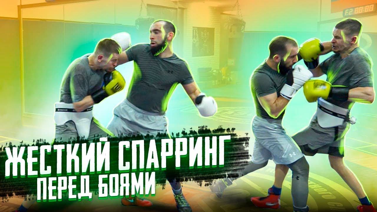 Спарринг превратился в жесткий бой / 3 нокдауна на легком спарринге /Дорога в Hardcore смотреть онлайн