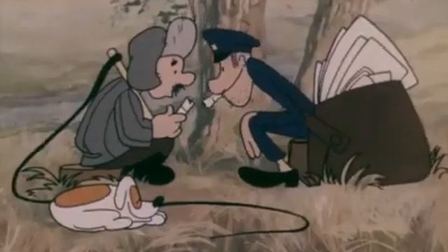 Картина Ехал Ваня Рисованный мультик.