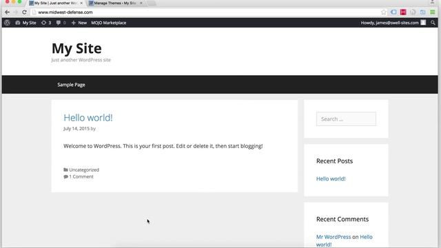 1. Change your WordPress Theme & Add a Custom Logo смотреть онлайн