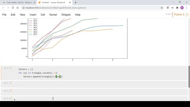 Video 2 - Python ChainLadder - Calculate Factors смотреть онлайн