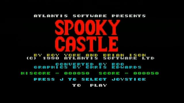 ZX Spectrum Vega Games - Spooky Castle смотреть онлайн