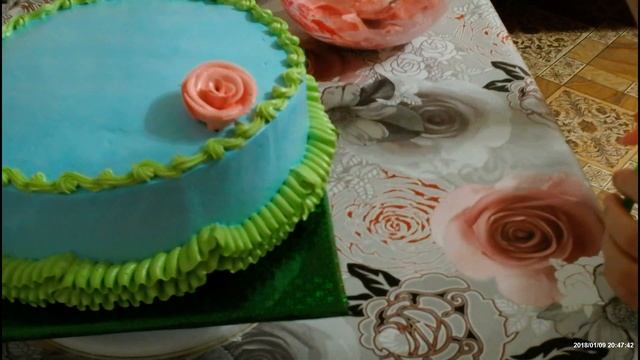 Украшение торта для девушки на 18 лет!!! смотреть онлайн