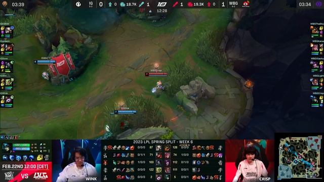 WBG vs IG - Game 2 | Week 6 Day 2 LPL Spring 2023 | Weibo Gaming vs Invictus Gaming G2 смотреть онлайн