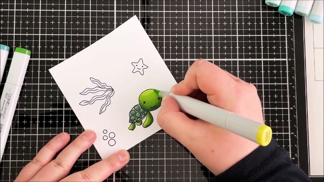 Distress Ink Smooshed Ocean Scene | The Card Grotto смотреть онлайн