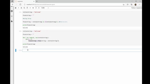 Removing character from a String in Python 3 ways смотреть онлайн