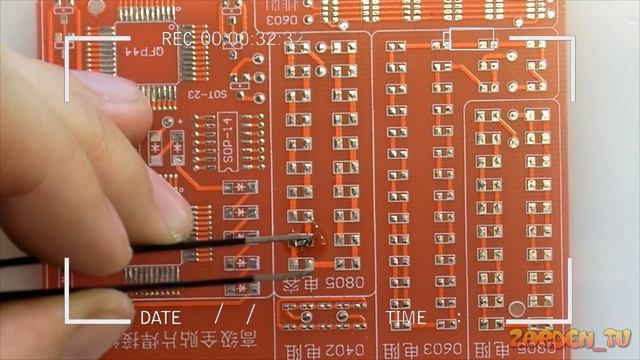 Тренировочный набор SMD компонентов, посылка из Китая