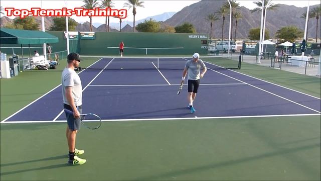 Worlds Fastest Tennis Serve Training | Court Level View смотреть онлайн