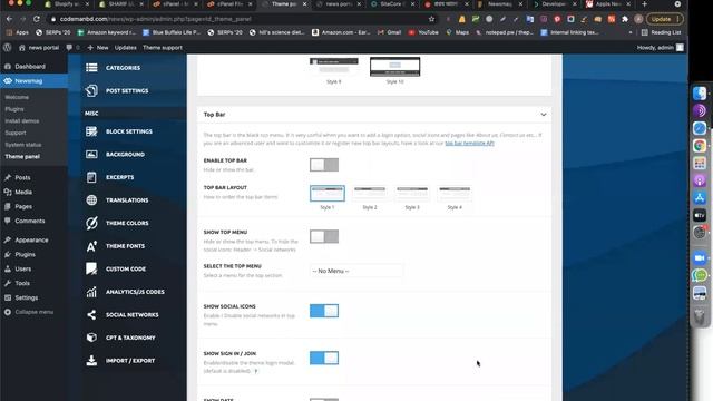 How to create news website in wordpress | newsmag theme tutorial Bangla смотреть онлайн
