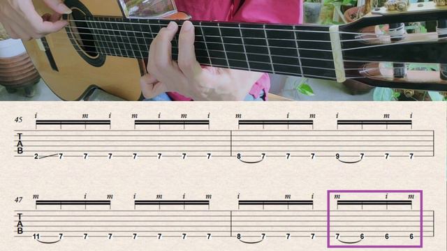 El Colibri - J. Sagreras | Tab Tutorial with Metronome смотреть онлайн