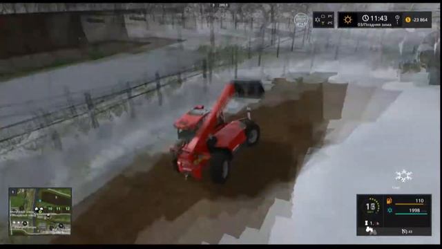 Дары Кавказа #12 TimeLapse Seasons год 3-й зима-весна - Farming Simulator 17