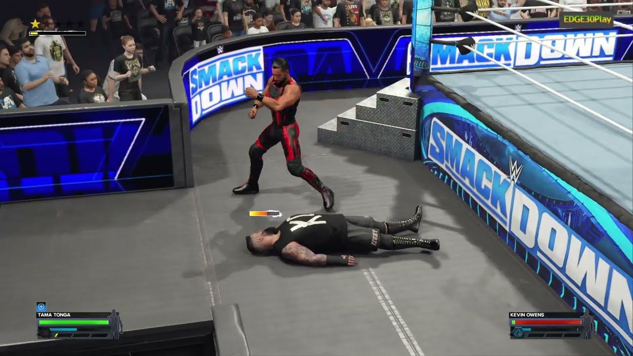 WWE2K24 Tama Tonga vs Kevin Owens смотреть онлайн