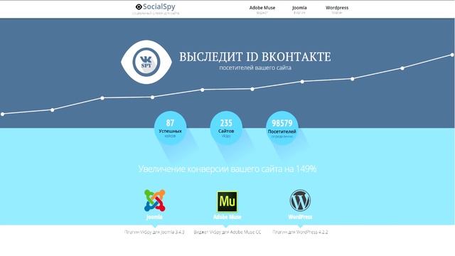 Увеличить конверсию сайта Joomla плагин VkSpy смотреть онлайн