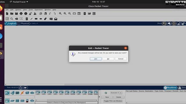 How to Install Cisco Packet Tracer 8.0 on Ubuntu 20.10 | SYSNETTECH Solutions смотреть онлайн