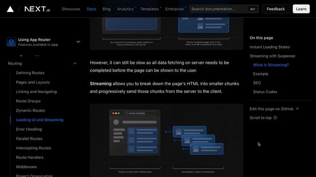 NEXT.JS App Router Official DOCS: Routing - Loading UI and Streaming смотреть онлайн