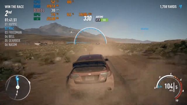 NFS Payback on NVIDIA GTX 1050 OC 3GB and AMD A8 PRO-7600B смотреть онлайн