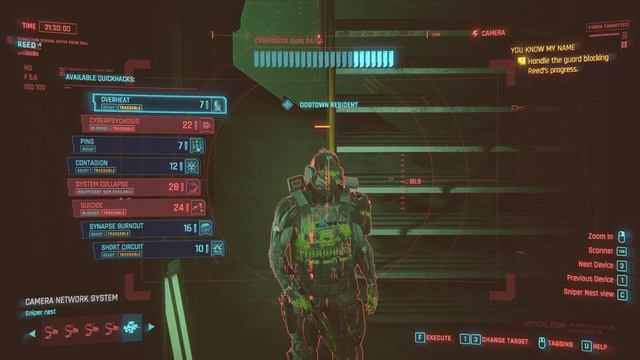 Use the CCTV system to locate the guard blocking Reed's progress Cyberpunk 2077 смотреть онлайн