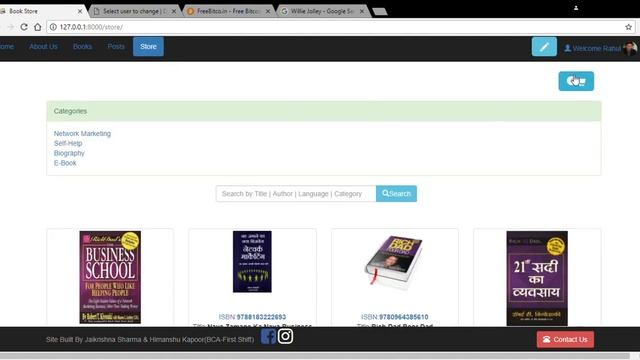 Book Store (Django Python) смотреть онлайн