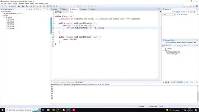 Esercizi base in java смотреть онлайн
