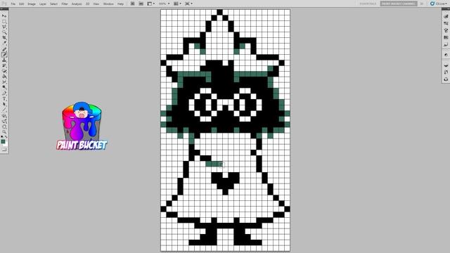 How to Draw Ralsei (Deltarune) - Undertale Pixel Art 8-Bit Step by Step Speedpaint Drawing смотреть онлайн